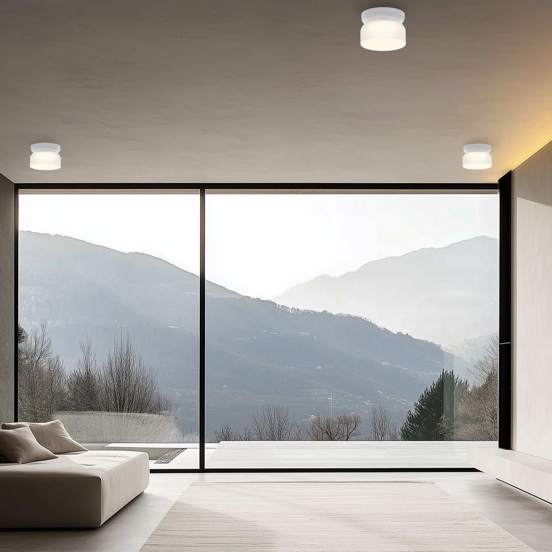 Totem Flush Ceiling Lamp — Mini