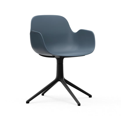 Form Swivel Armchair — 4 Legs