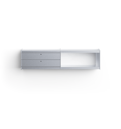 Plie Wall Mount Extension 2 Small Drawers