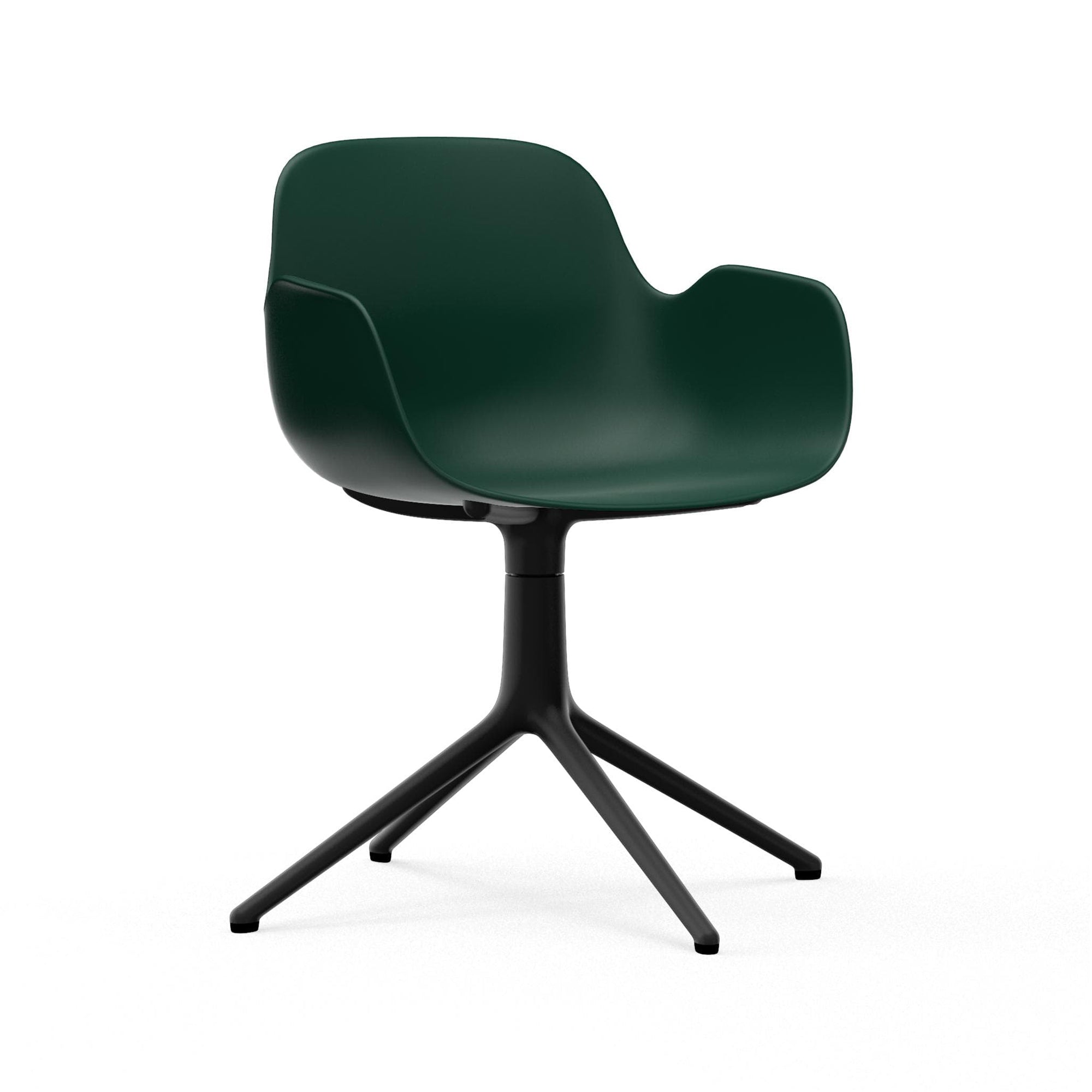 Form Swivel Armchair — 4 Legs