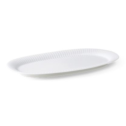 Hammershøi Oval Serving Dish — White 15.7"