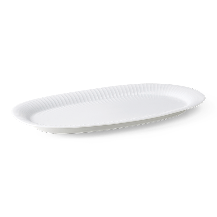 Hammershøi Oval Serving Dish — White 15.7"