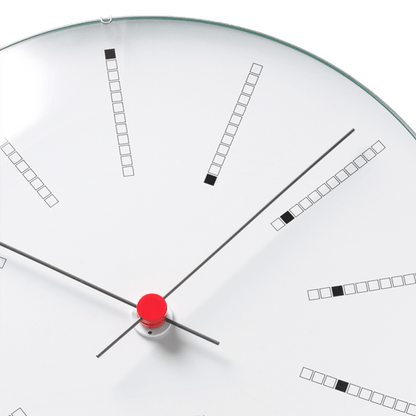 Arne Jacobsen Bankers Wall Clock — Medium White