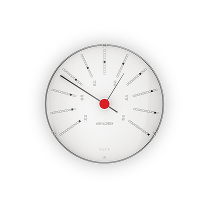 Arne Jacobsen Bankers Barometer — White 4.7"