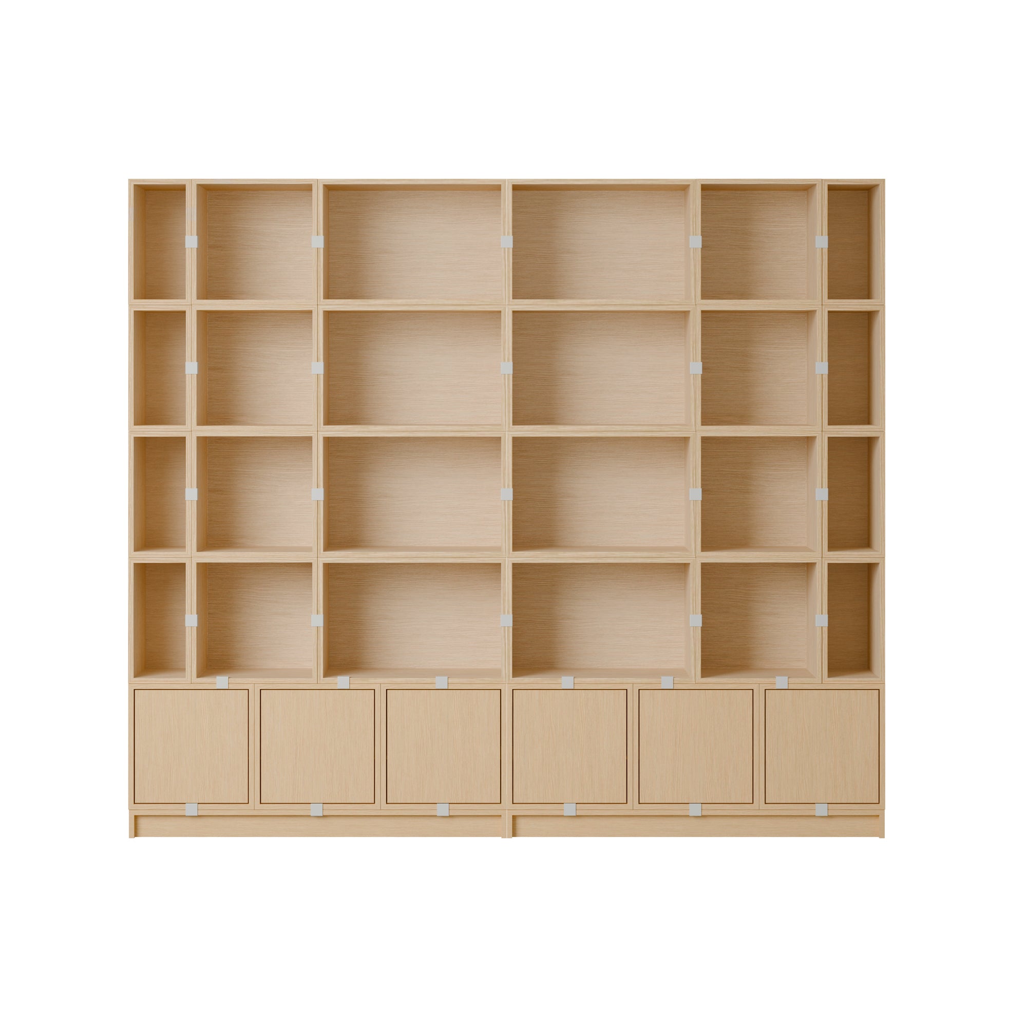 Stacked Storage System — Bookcase Configuration 1