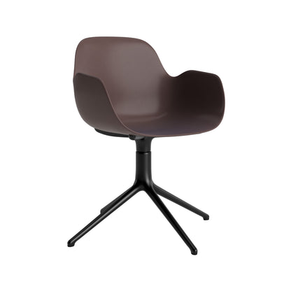 Form Swivel Armchair — 4 Legs