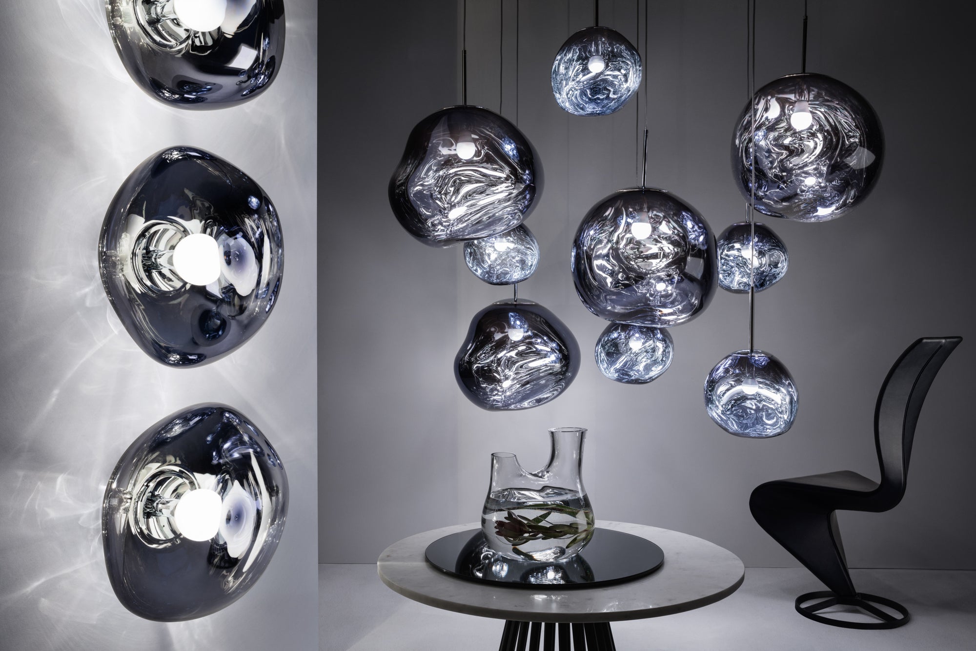 Melt Ceiling and Wall Lamp
