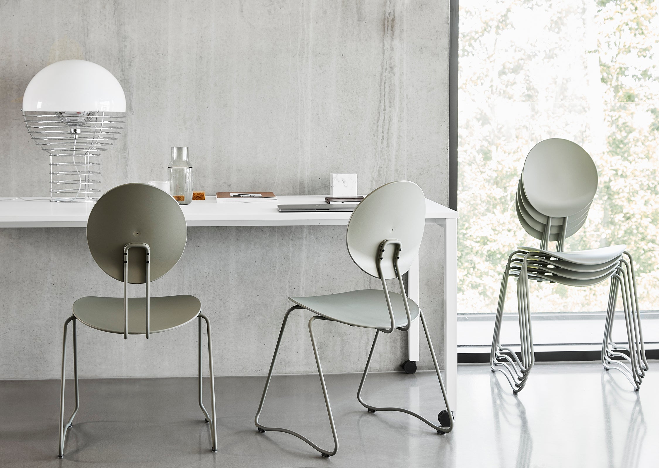 Wire Table Lamp