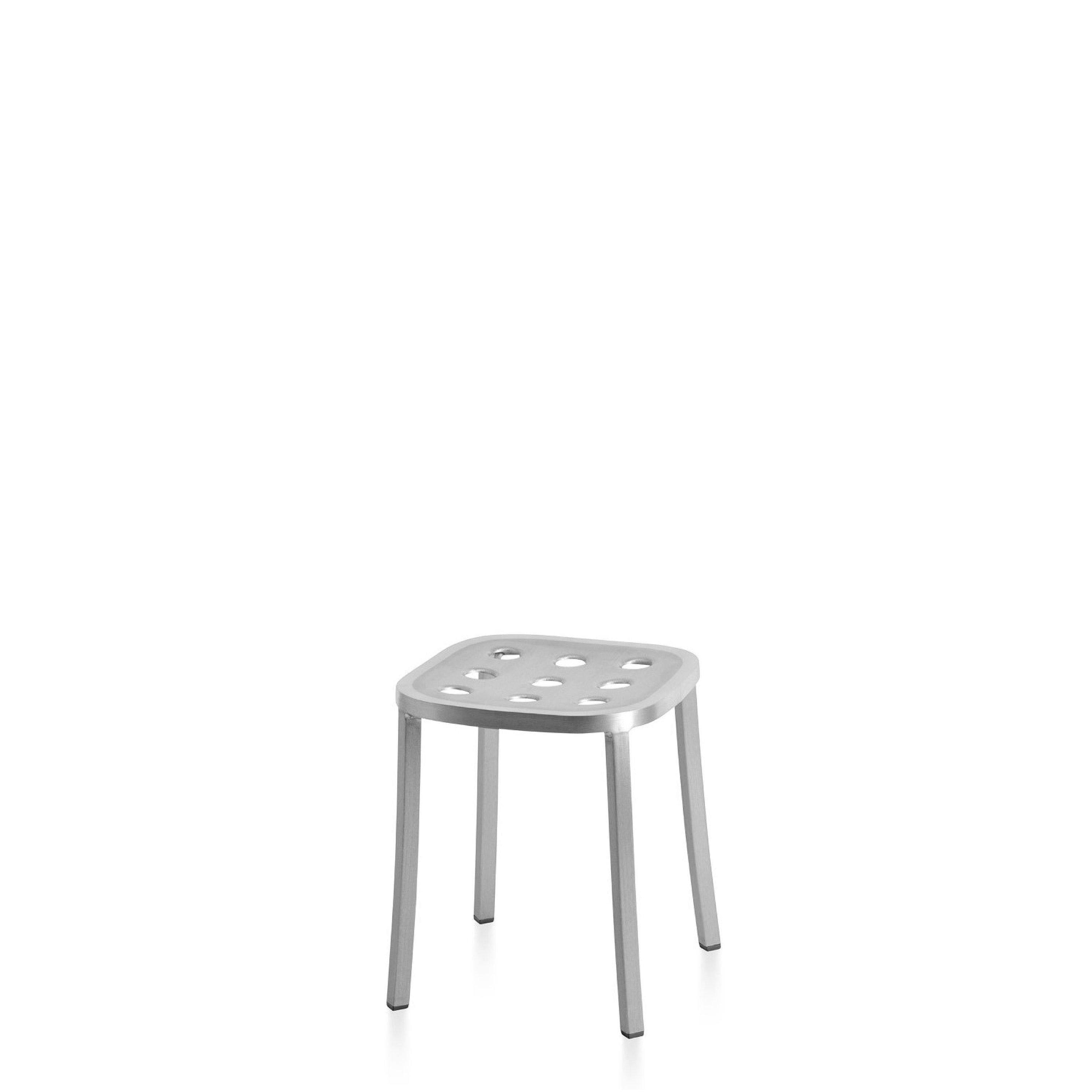 Emeco 1 Inch Stool (Low, Counter, Bar) All Aluminum by Jasper Morrison for Emeco - Rarify Inc.