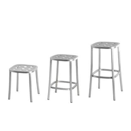 Emeco 1 Inch Stool (Low, Counter, Bar) All Aluminum by Jasper Morrison for Emeco - Rarify Inc.