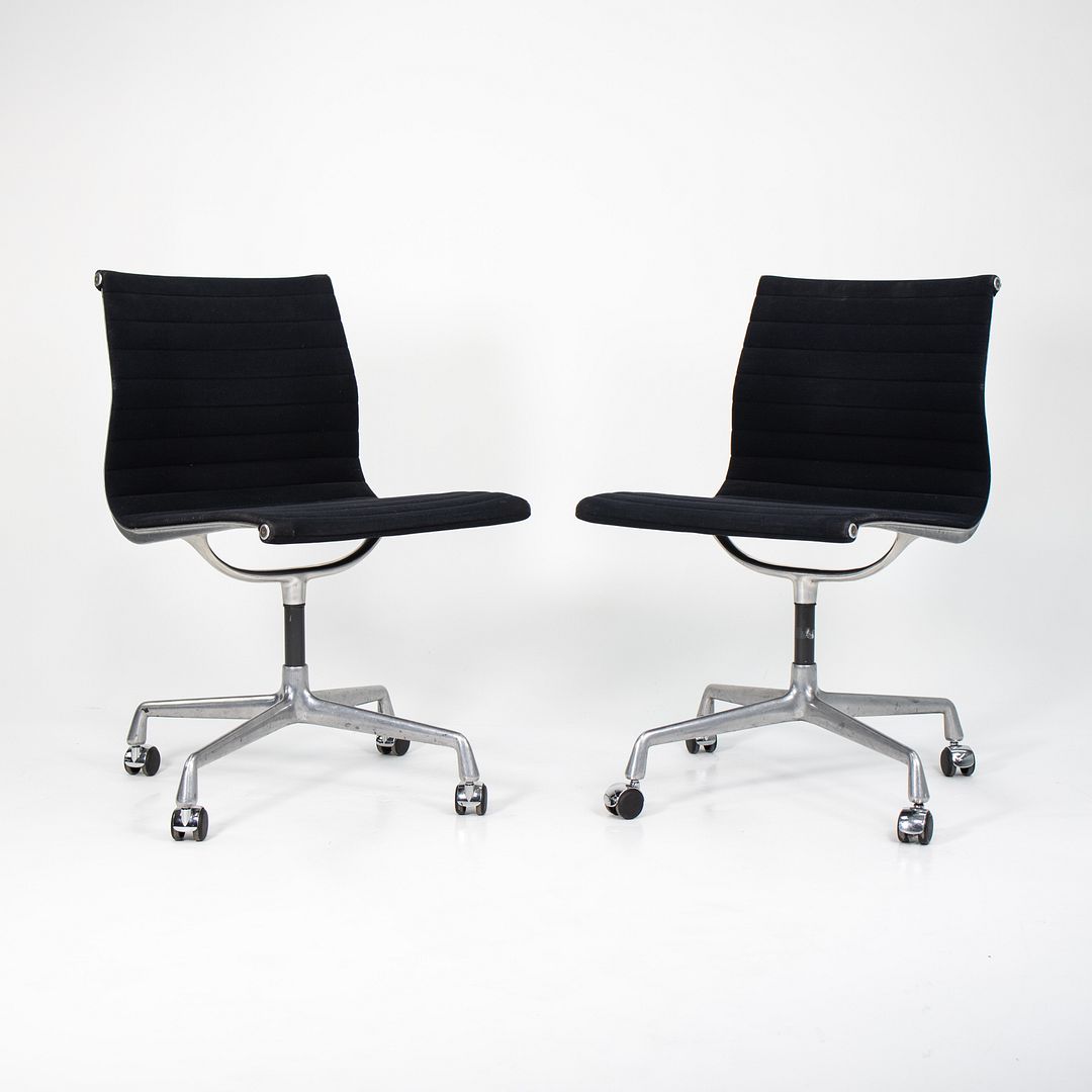 Eames Aluminum Group Armless Side Chair