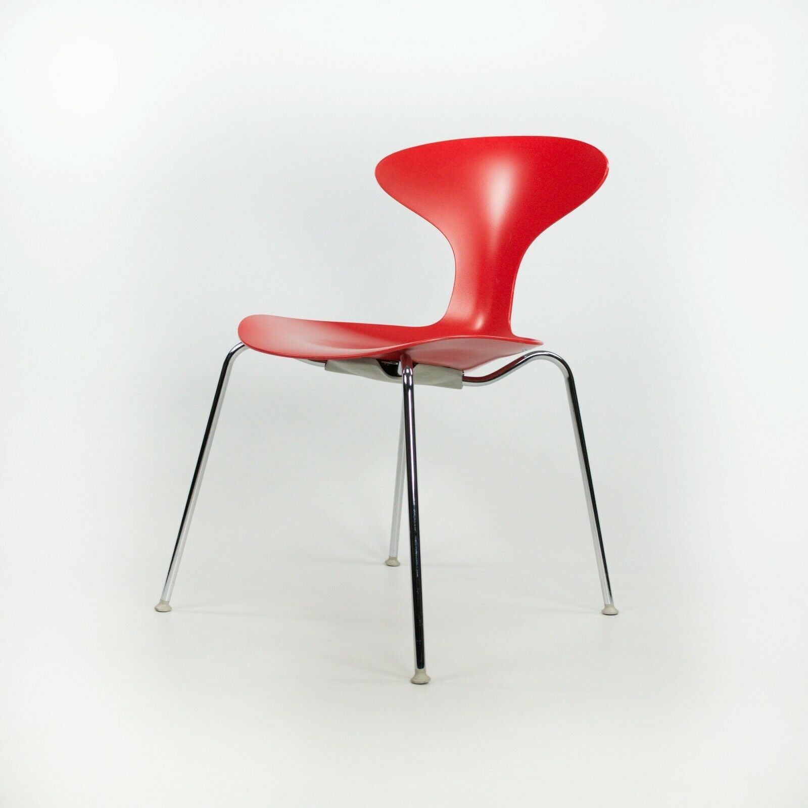 2010s Ross Lovegrove Orbit Chair by Bernhardt Design in Red