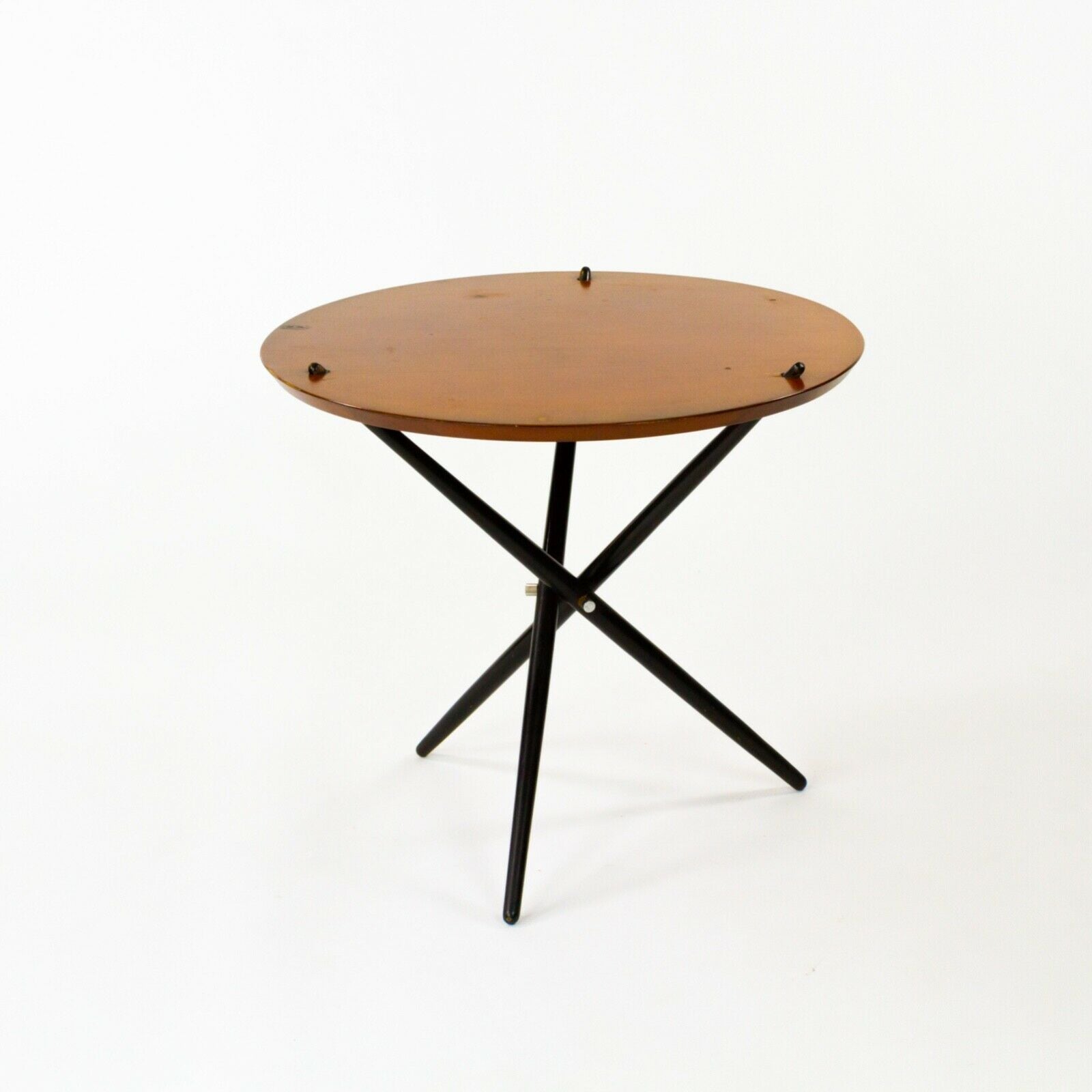 1951 Hans Bellman Small Tripod Table for Knoll Associates No. 103 with 24 in Top