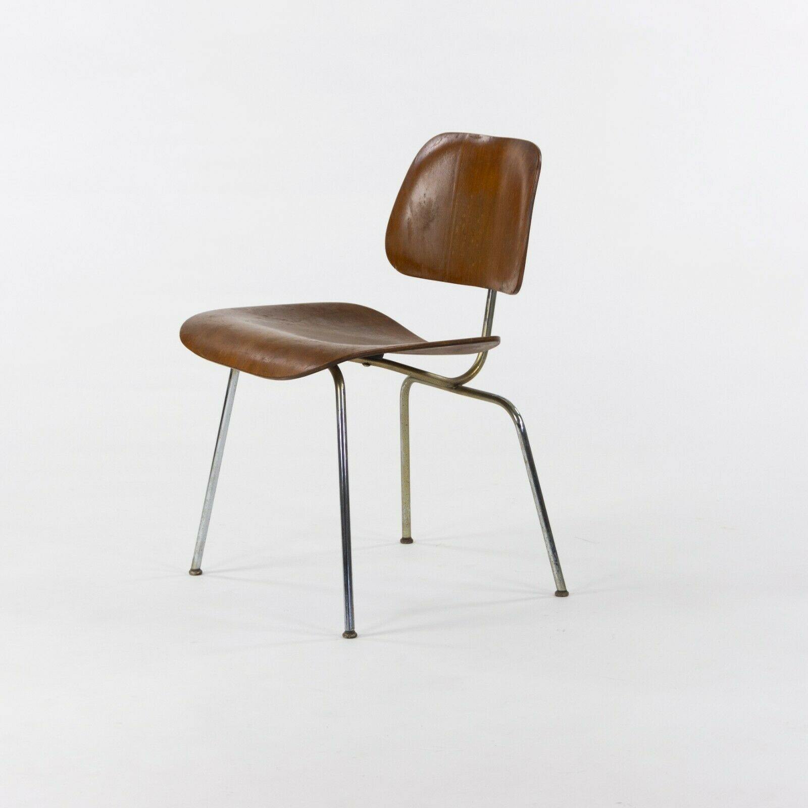 1948 Eames Evans for Herman Miller DCM Dining Chairs Metal