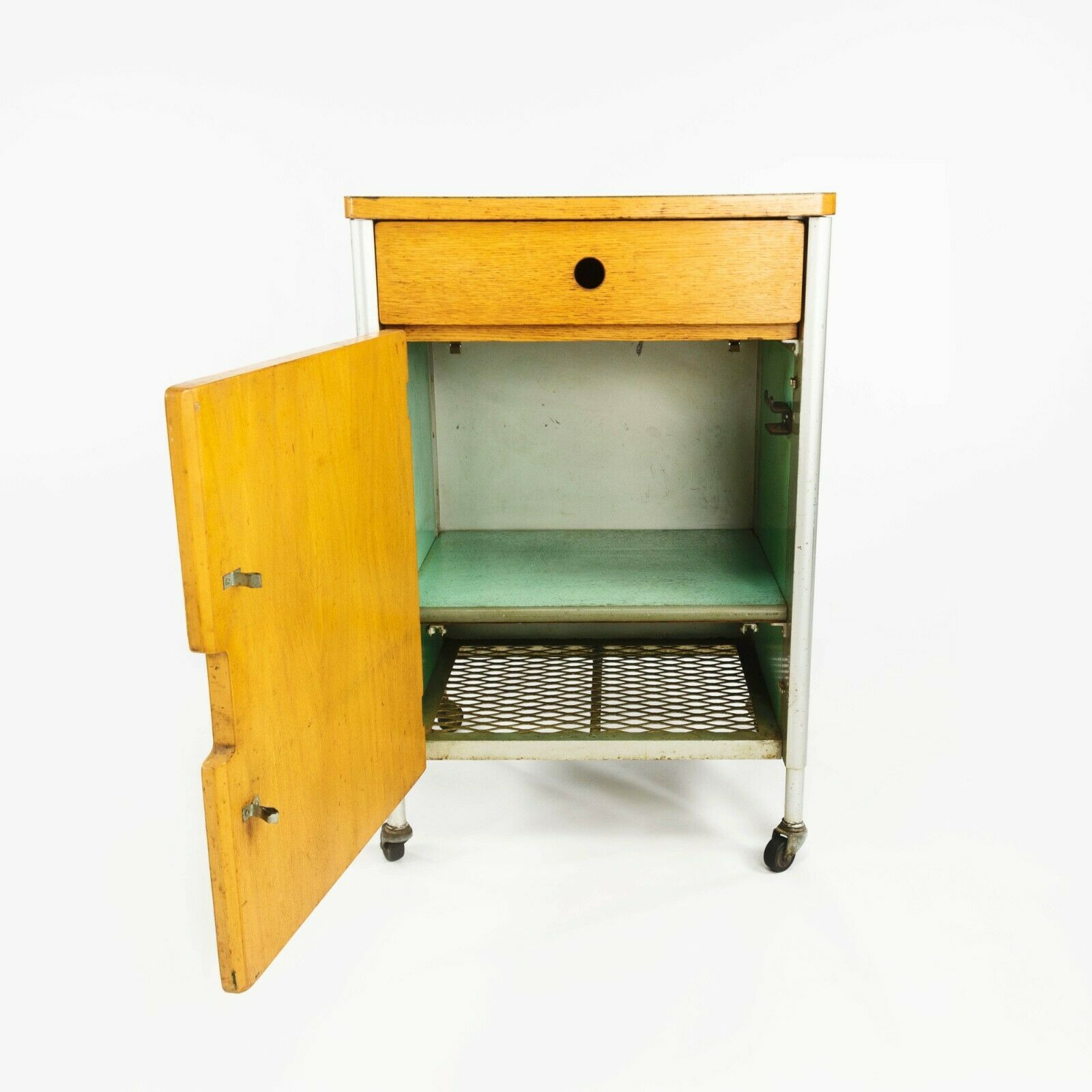 1955 Raymond Loewy for Hill Rom Co Rolling Bar / Utility Cart
