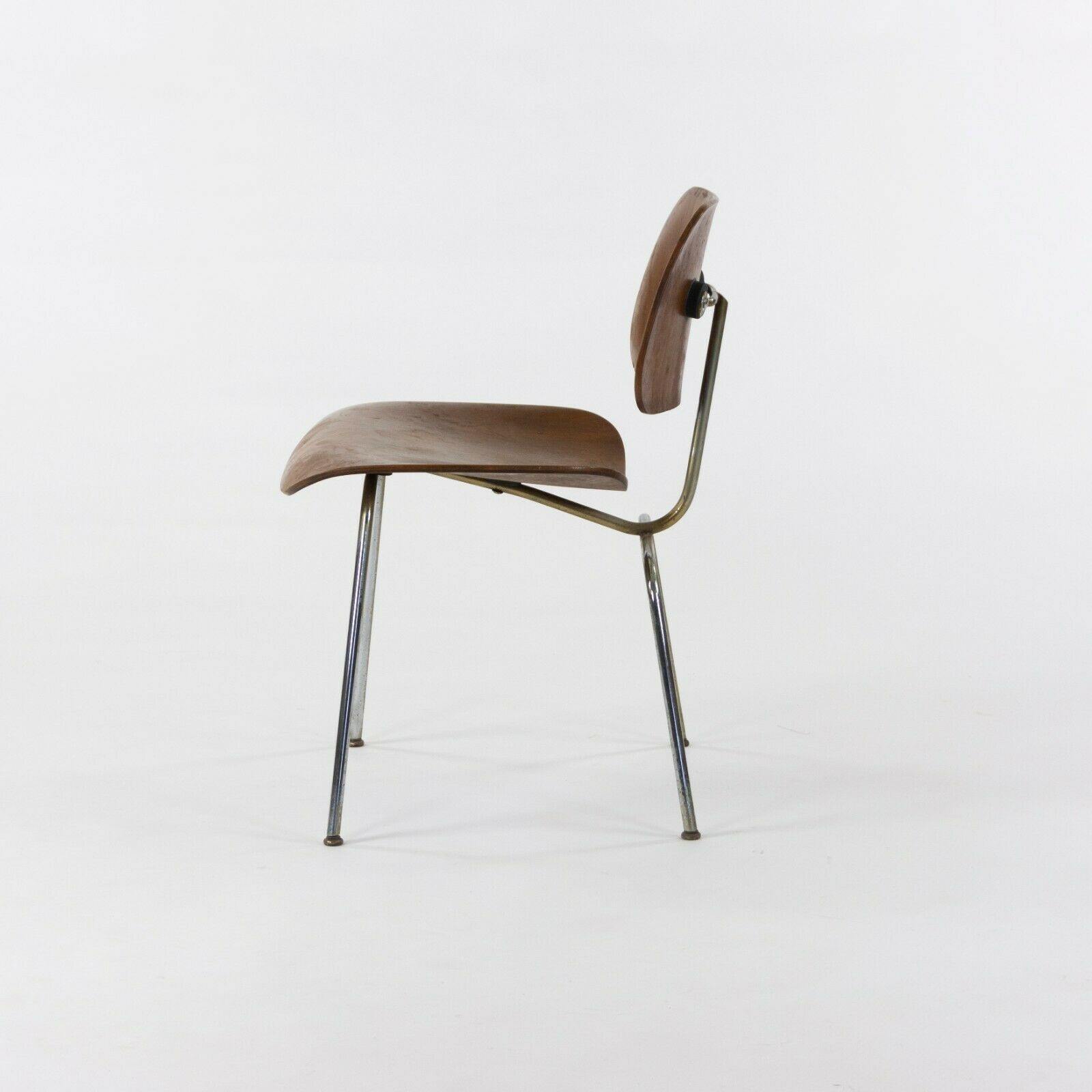 1948 Eames Evans for Herman Miller DCM Dining Chairs Metal and