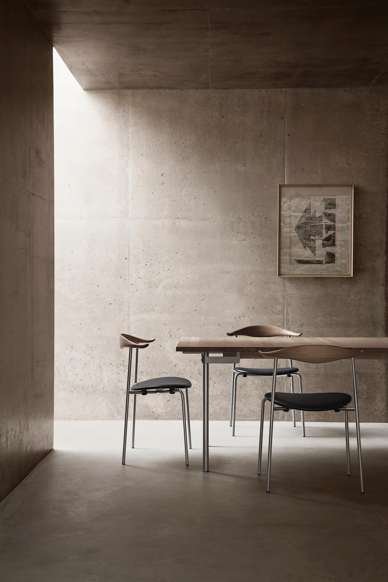 CH88P Dining Chair — Stainless Steel