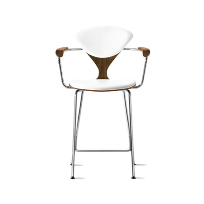 Cherner Metal Base Bar Stool with Arms