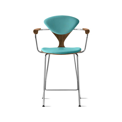 Cherner Metal Base Bar Stool with Arms