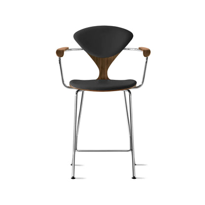 Cherner Metal Base Bar Stool with Arms