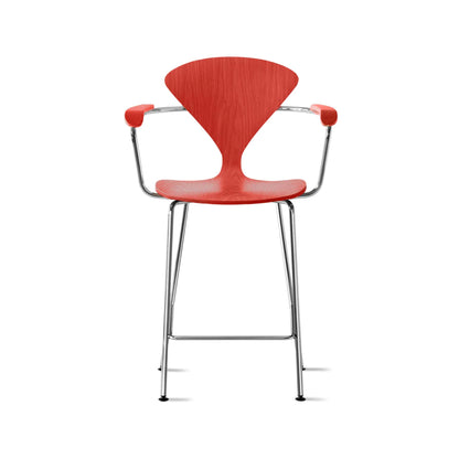 Cherner Metal Base Counter Stool with Arms