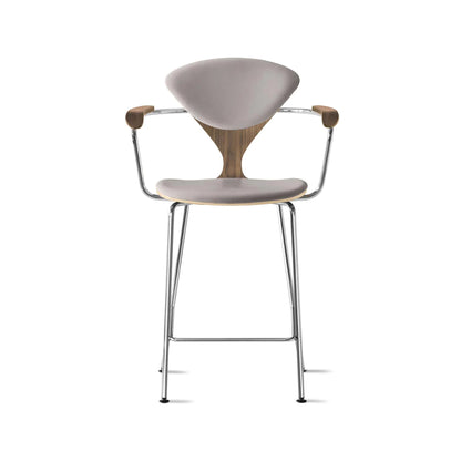 Cherner Metal Base Bar Stool with Arms