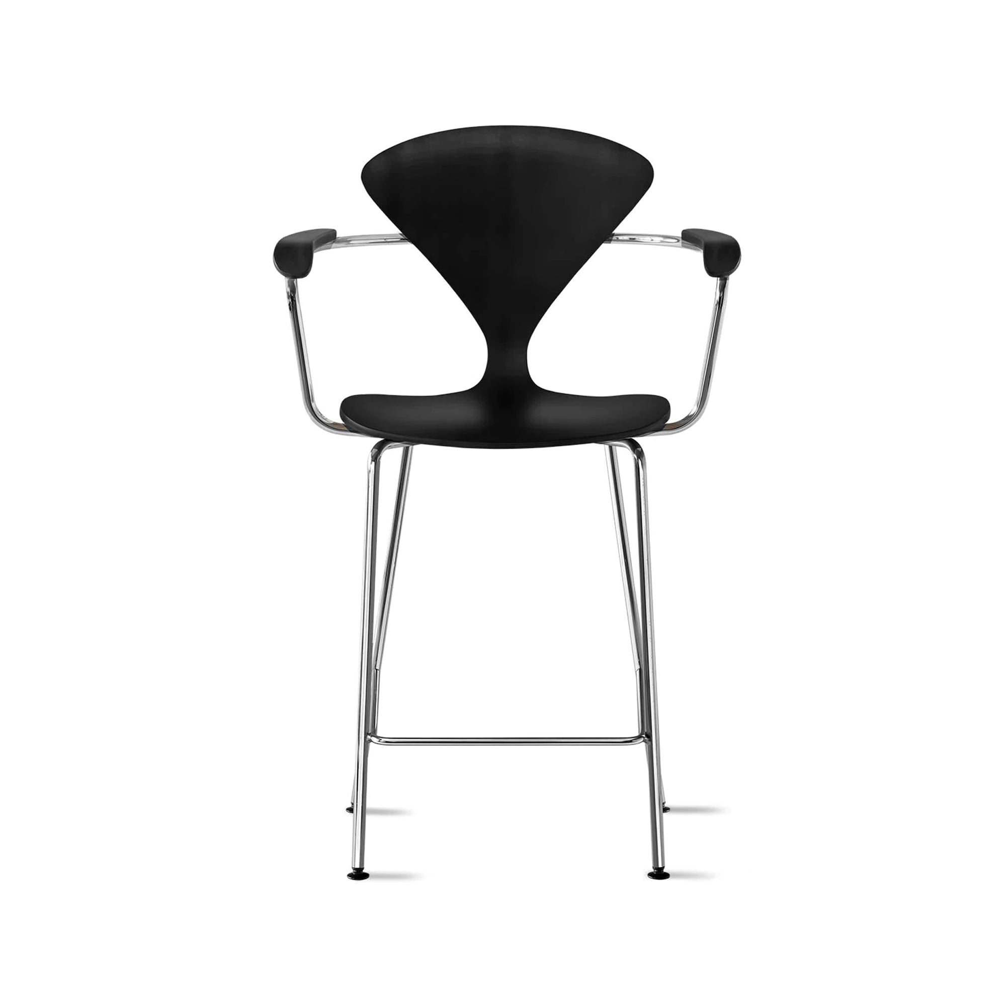 Cherner Metal Base Bar Stool with Arms