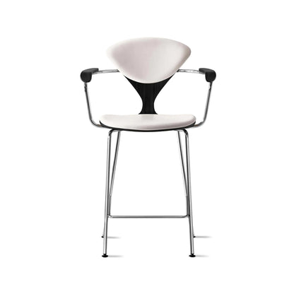 Cherner Metal Base Bar Stool with Arms