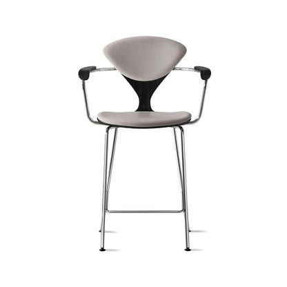 Cherner Metal Base Bar Stool with Arms