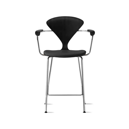 Cherner Metal Base Bar Stool with Arms