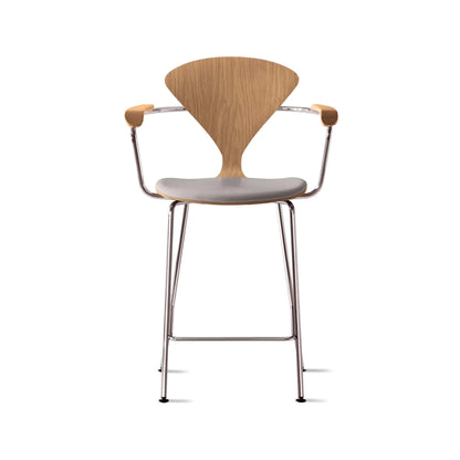 Cherner Metal Base Counter Stool with Arms