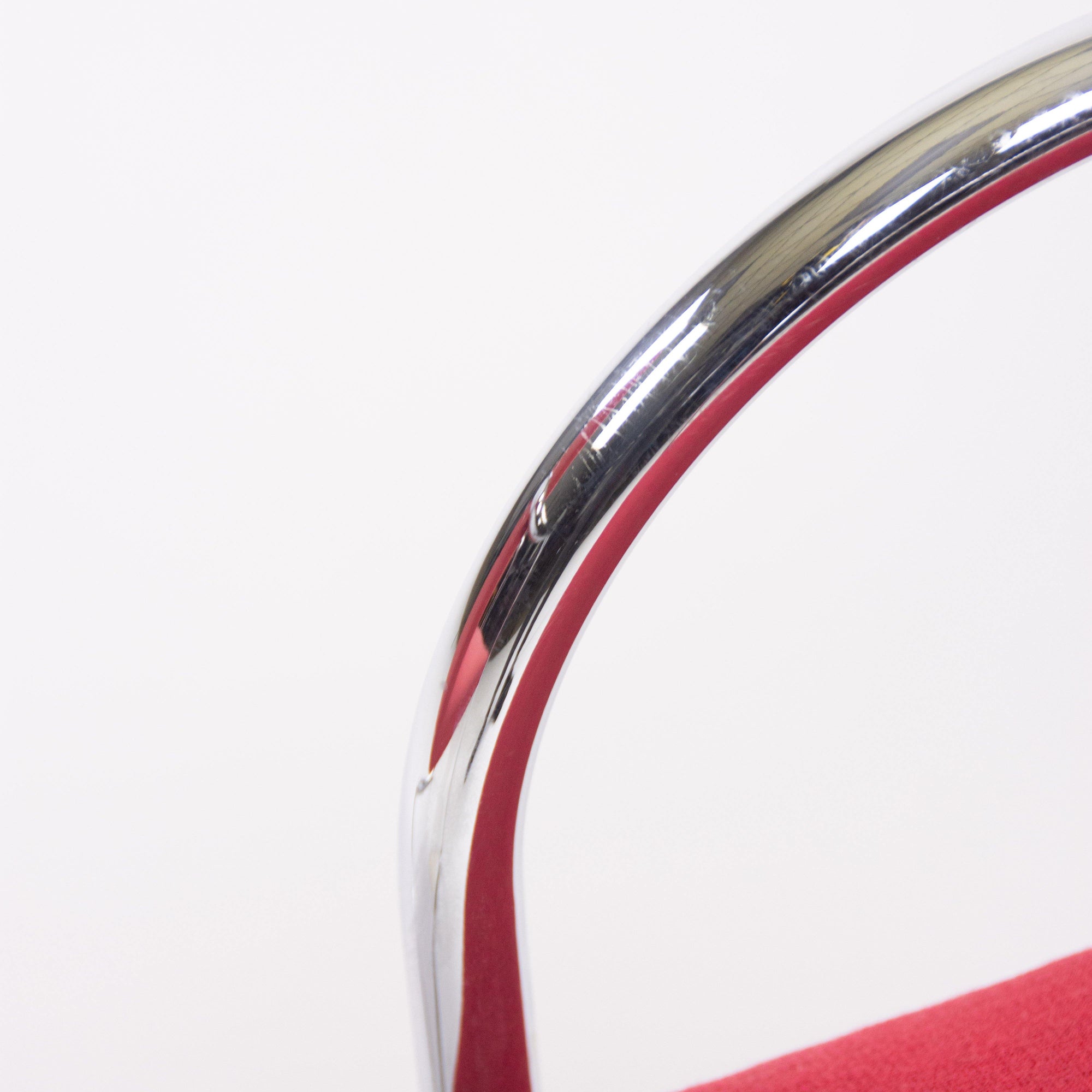 Knoll Mies Van Der Rohe Brno Chairs Red Fabric Sets Avail 2000s - Rarify Inc.