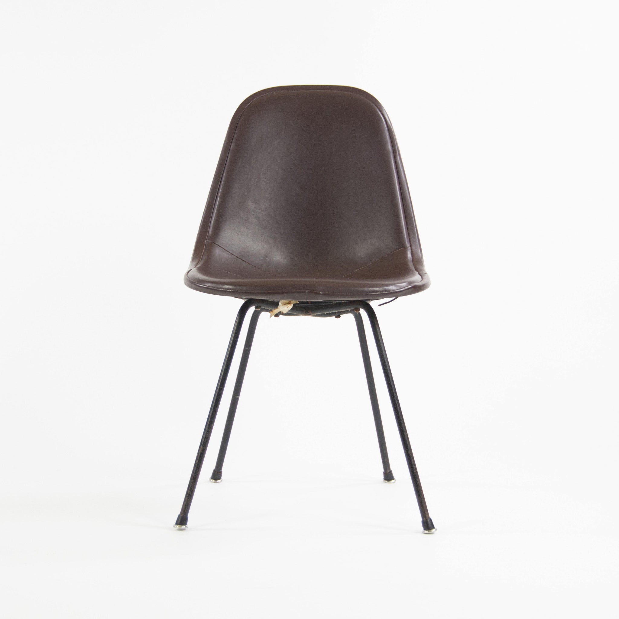 1954 Herman Miller Eames Wire Shell Chair X Base DKX-1 All Original Redwood Avenue Label - Rarify Inc.
