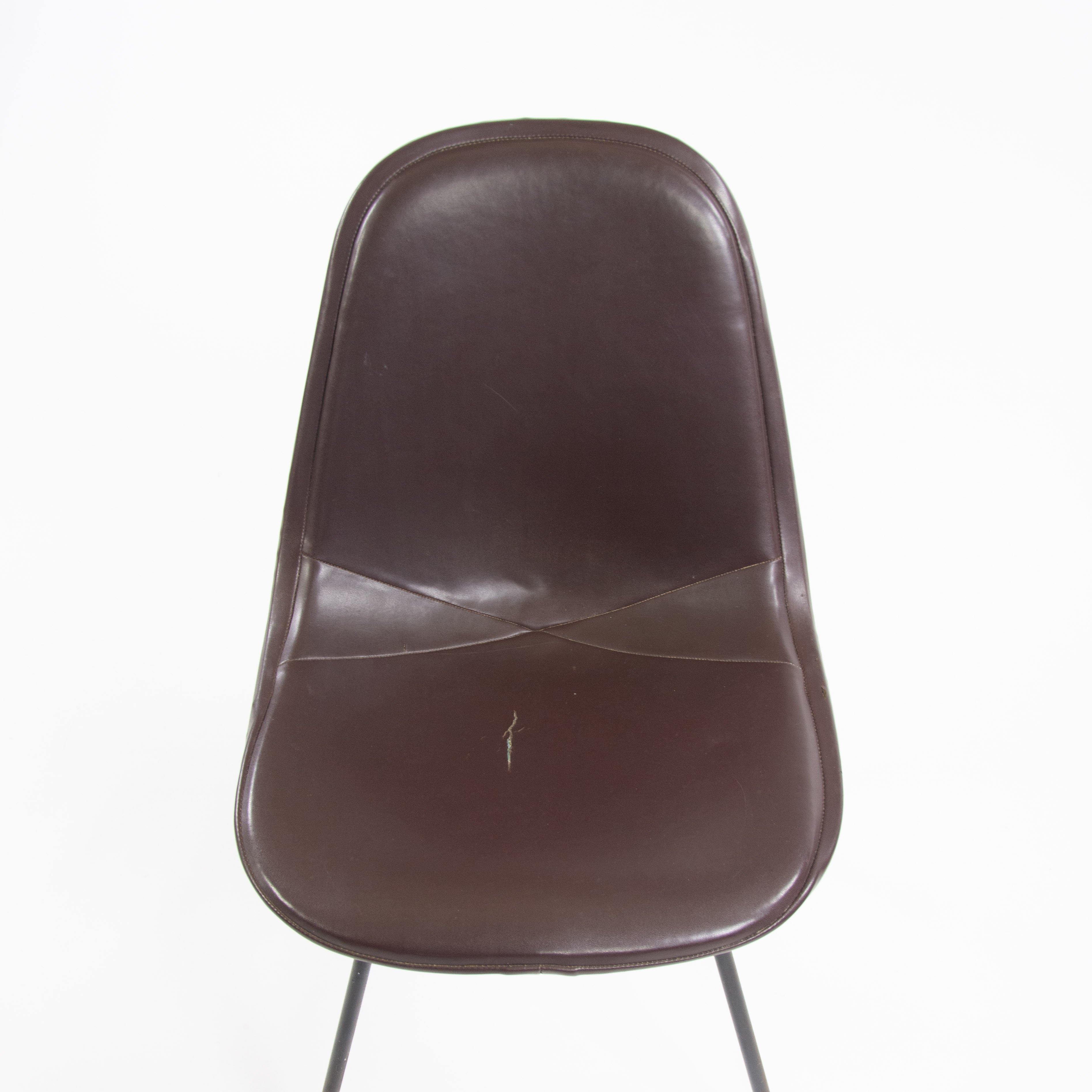 1954 Herman Miller Eames Wire Shell Chair X Base DKX-1 All Original Redwood Avenue Label - Rarify Inc.