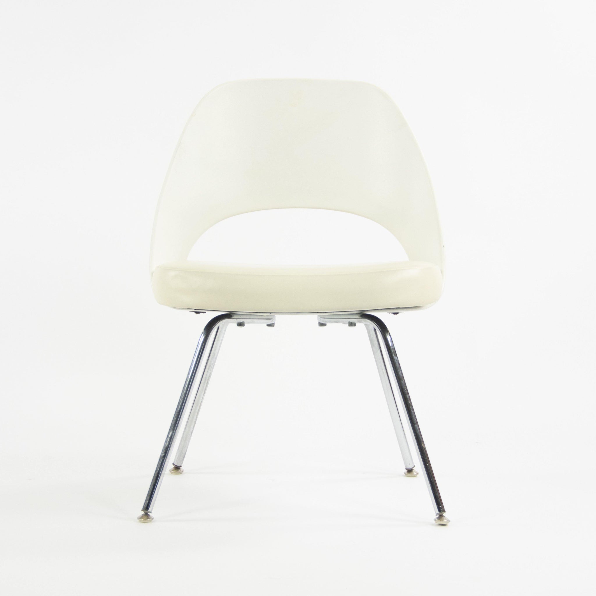 2014 Knoll Studio Eero Saarinen Executive Armless Side Chairs White 150and Available - Rarify Inc.