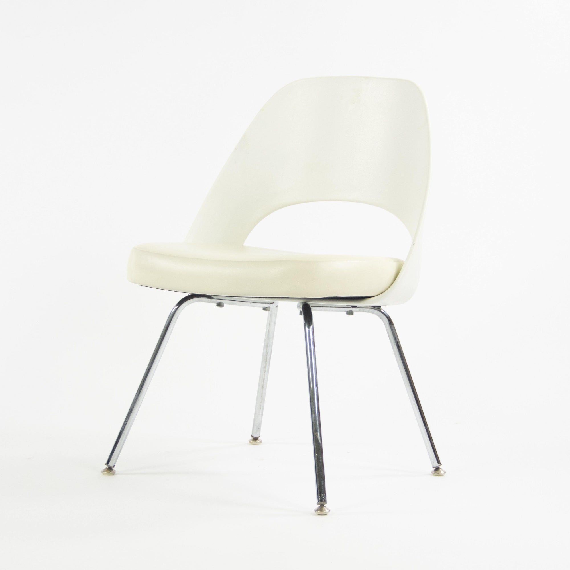 2014 Knoll Studio Eero Saarinen Executive Armless Side Chairs White 150and Available - Rarify Inc.