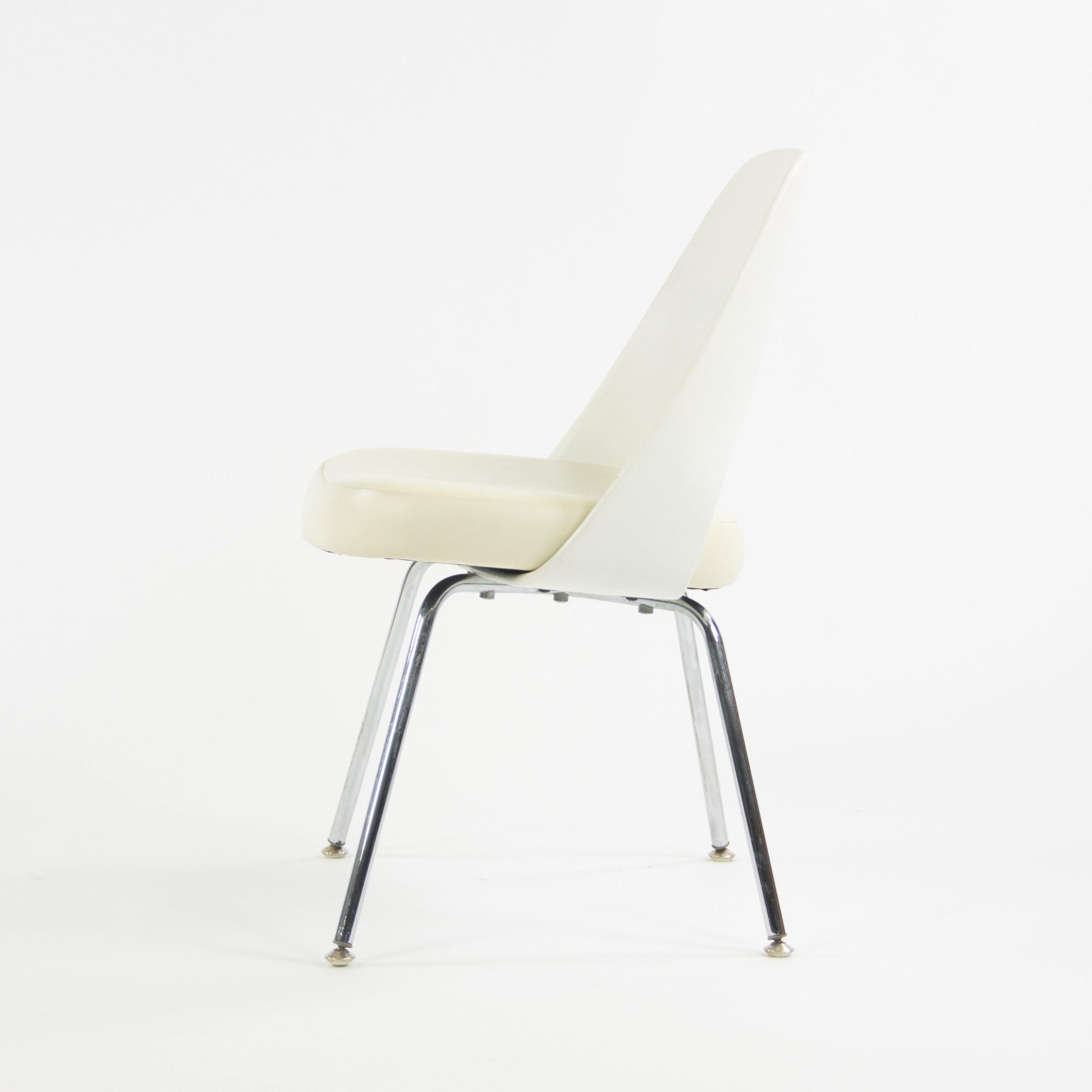 2014 Knoll Studio Eero Saarinen Executive Armless Side Chairs White 150and Available - Rarify Inc.