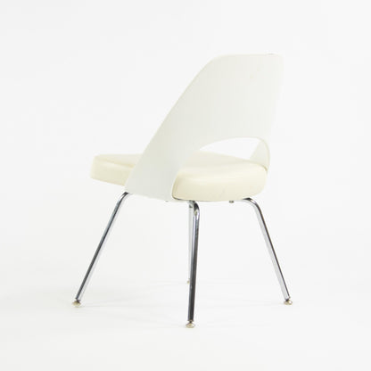 2014 Knoll Studio Eero Saarinen Executive Armless Side Chairs White 150and Available - Rarify Inc.