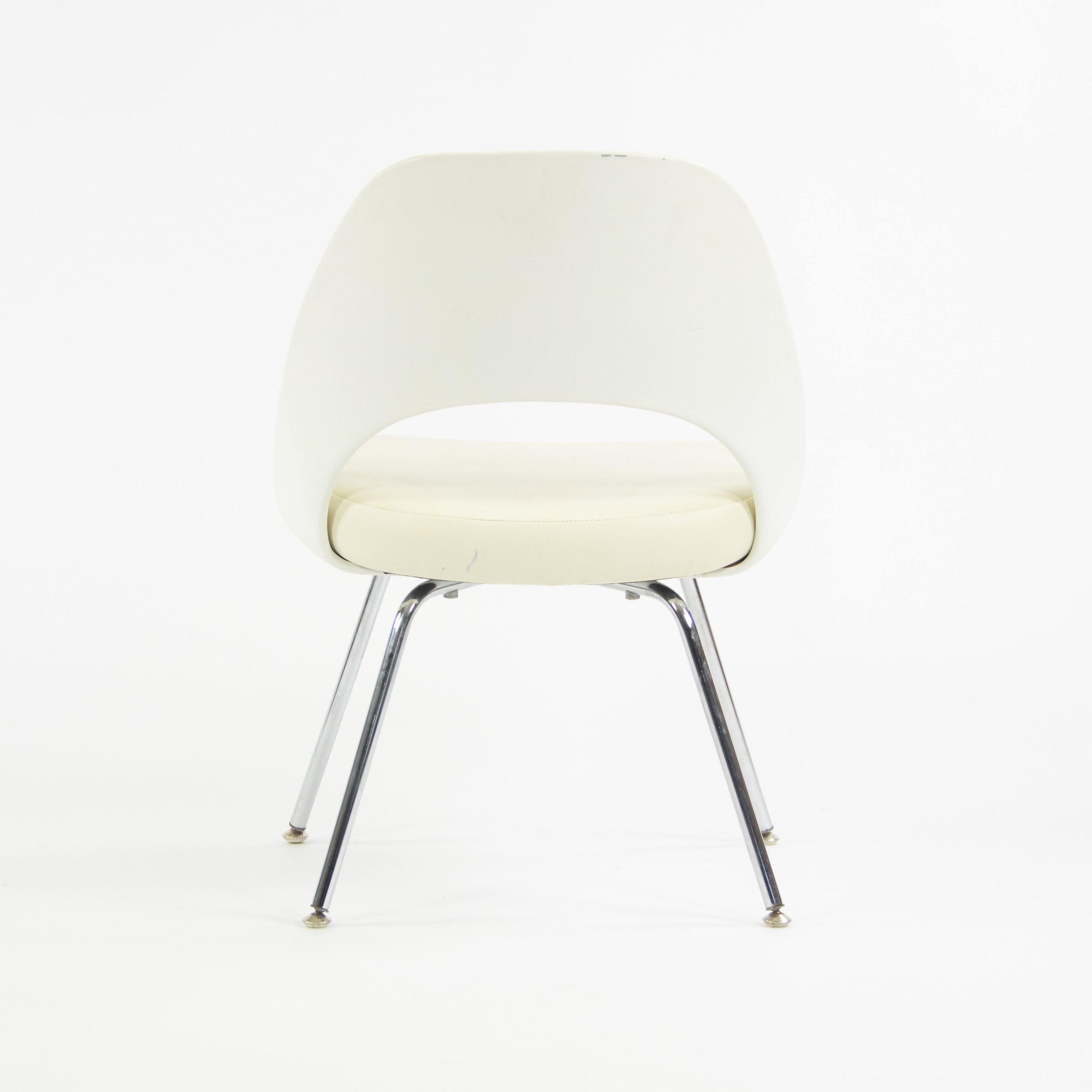 2014 Knoll Studio Eero Saarinen Executive Armless Side Chairs White 150and Available - Rarify Inc.