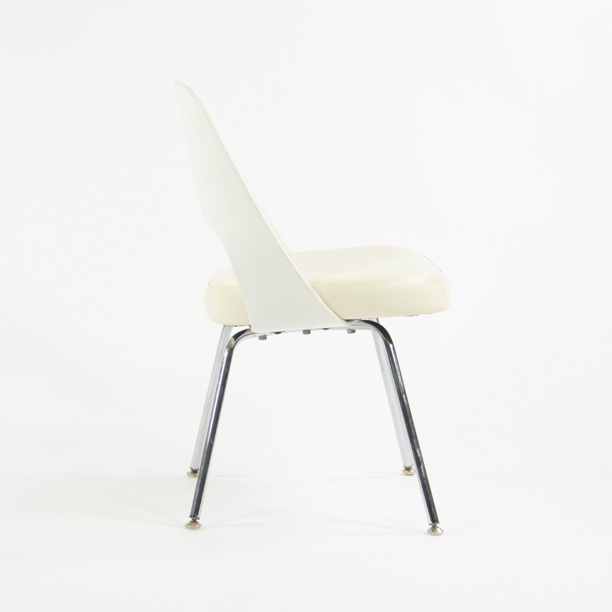 2014 Knoll Studio Eero Saarinen Executive Armless Side Chairs White 150and Available - Rarify Inc.