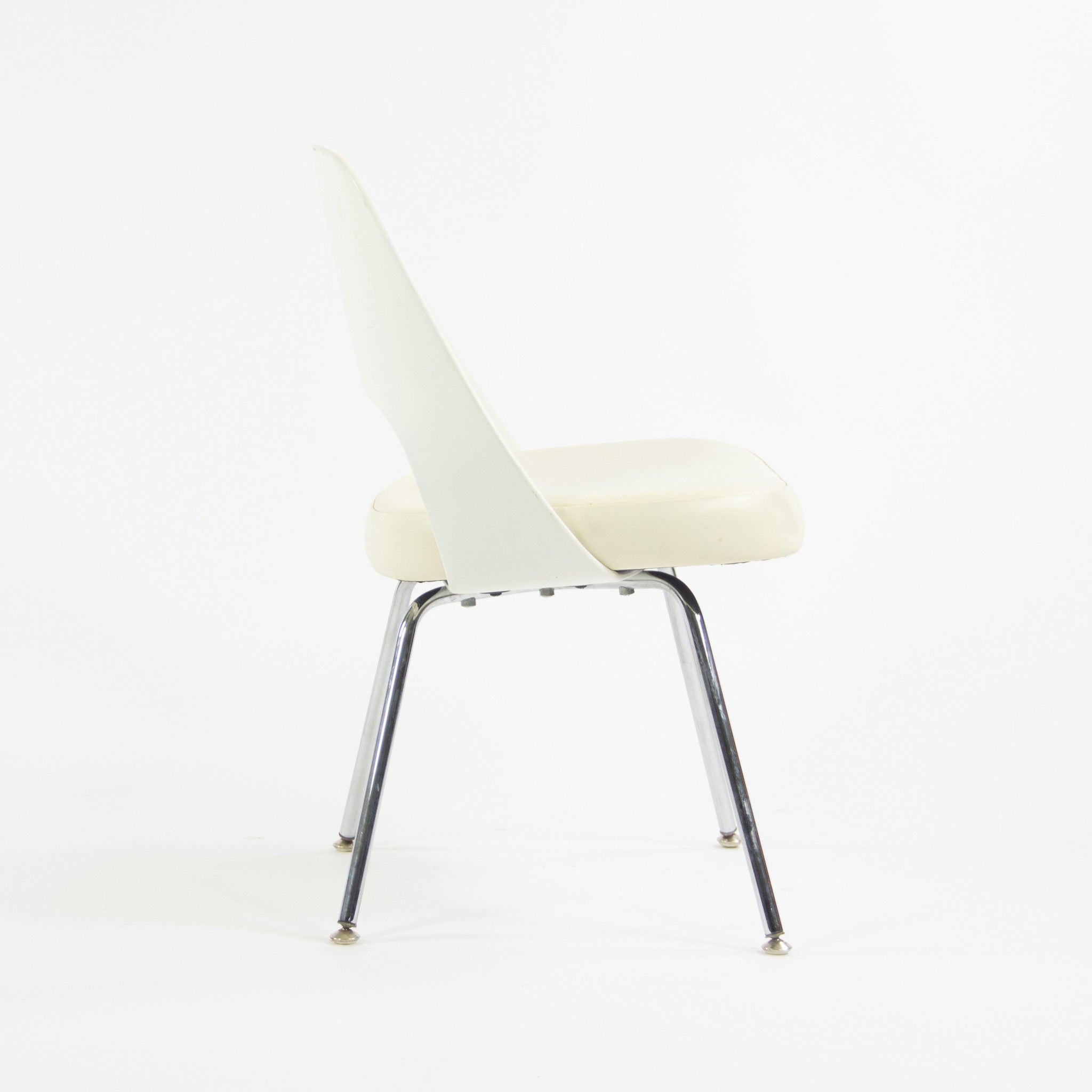 2014 Knoll Studio Eero Saarinen Executive Armless Side Chairs White 150and Available - Rarify Inc.
