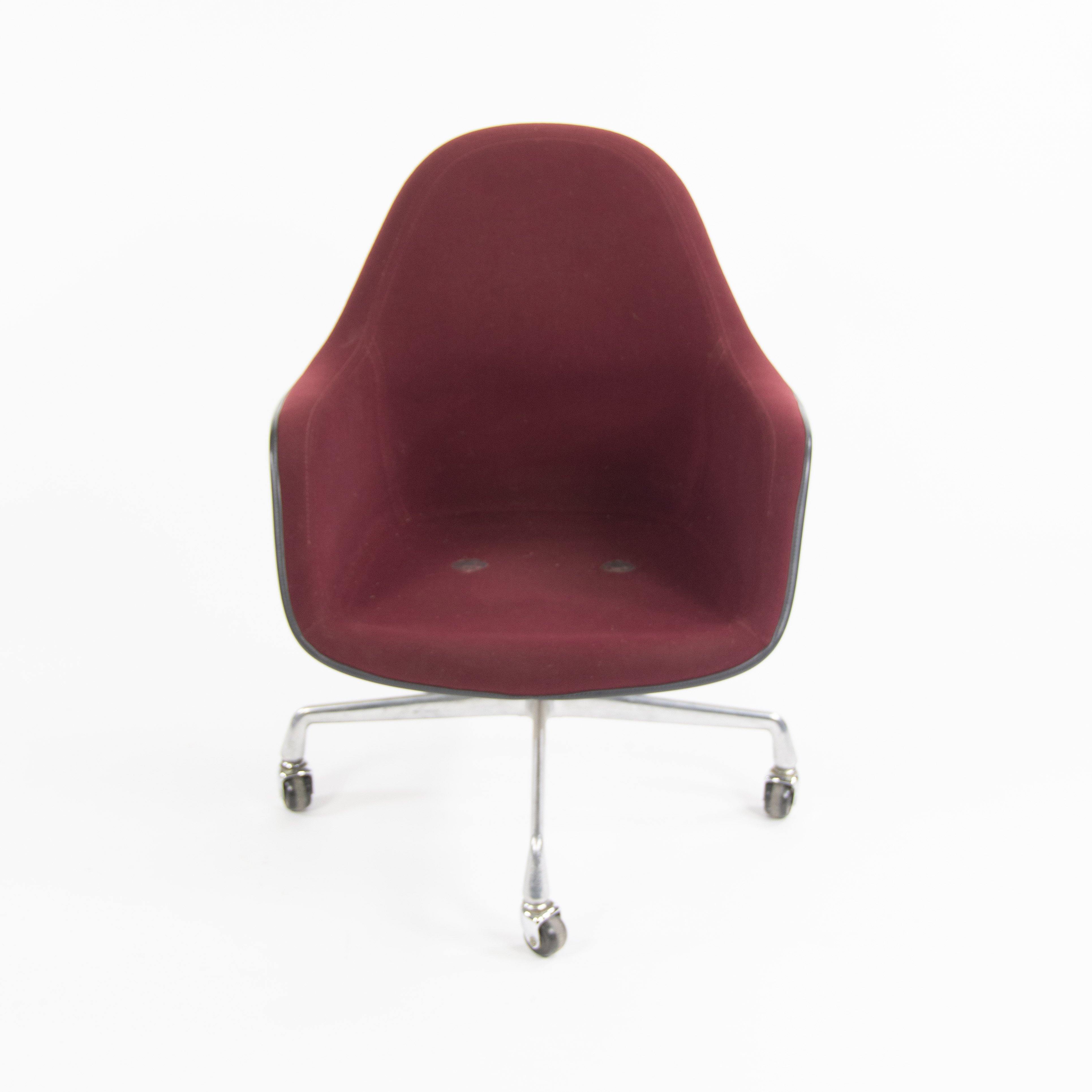 1985 Eames Herman Miller EC175 Upholstered Fiberglass Shell Chair Museum Quality - Rarify Inc.