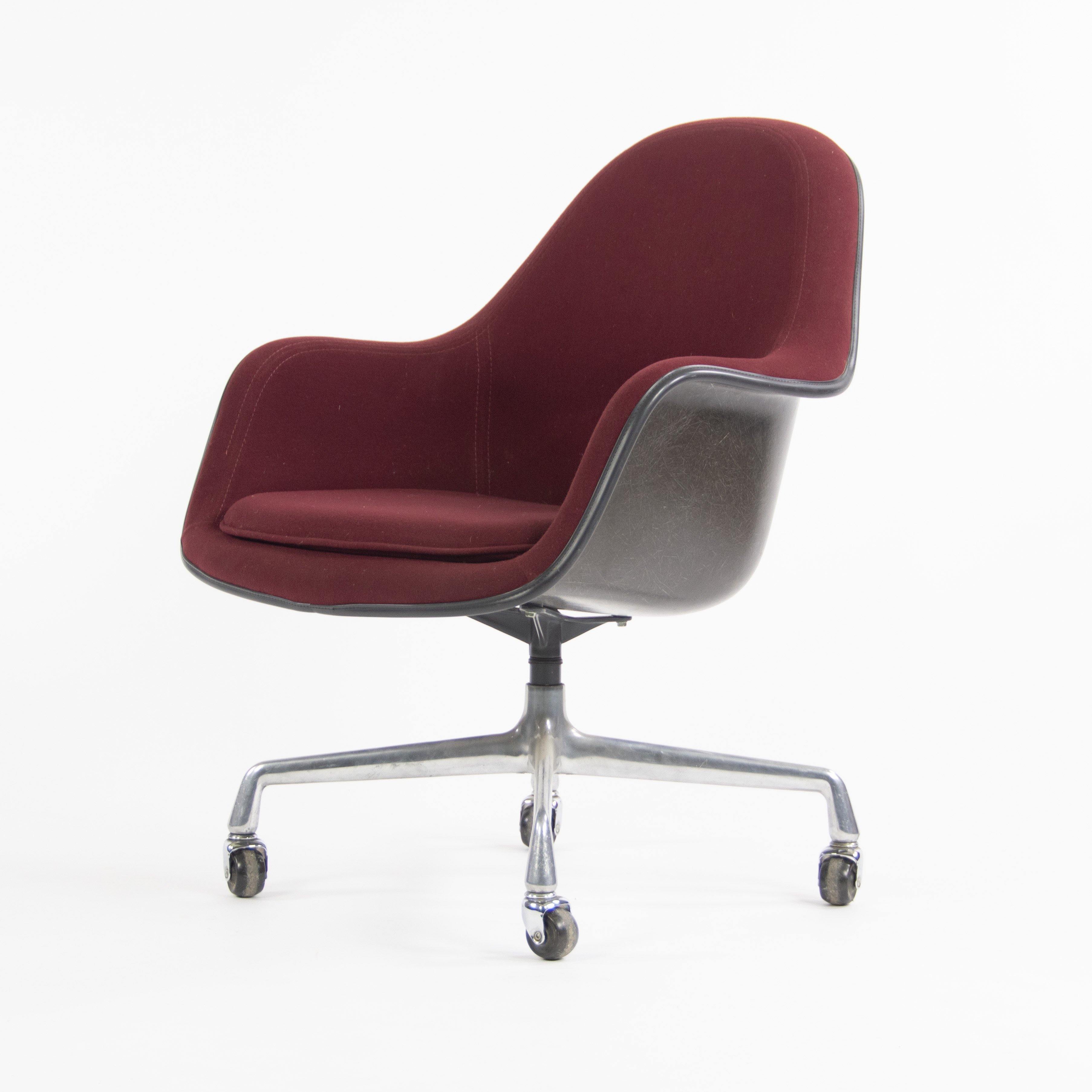 1985 Eames Herman Miller EC175 Upholstered Fiberglass Shell Chair Museum Quality - Rarify Inc.