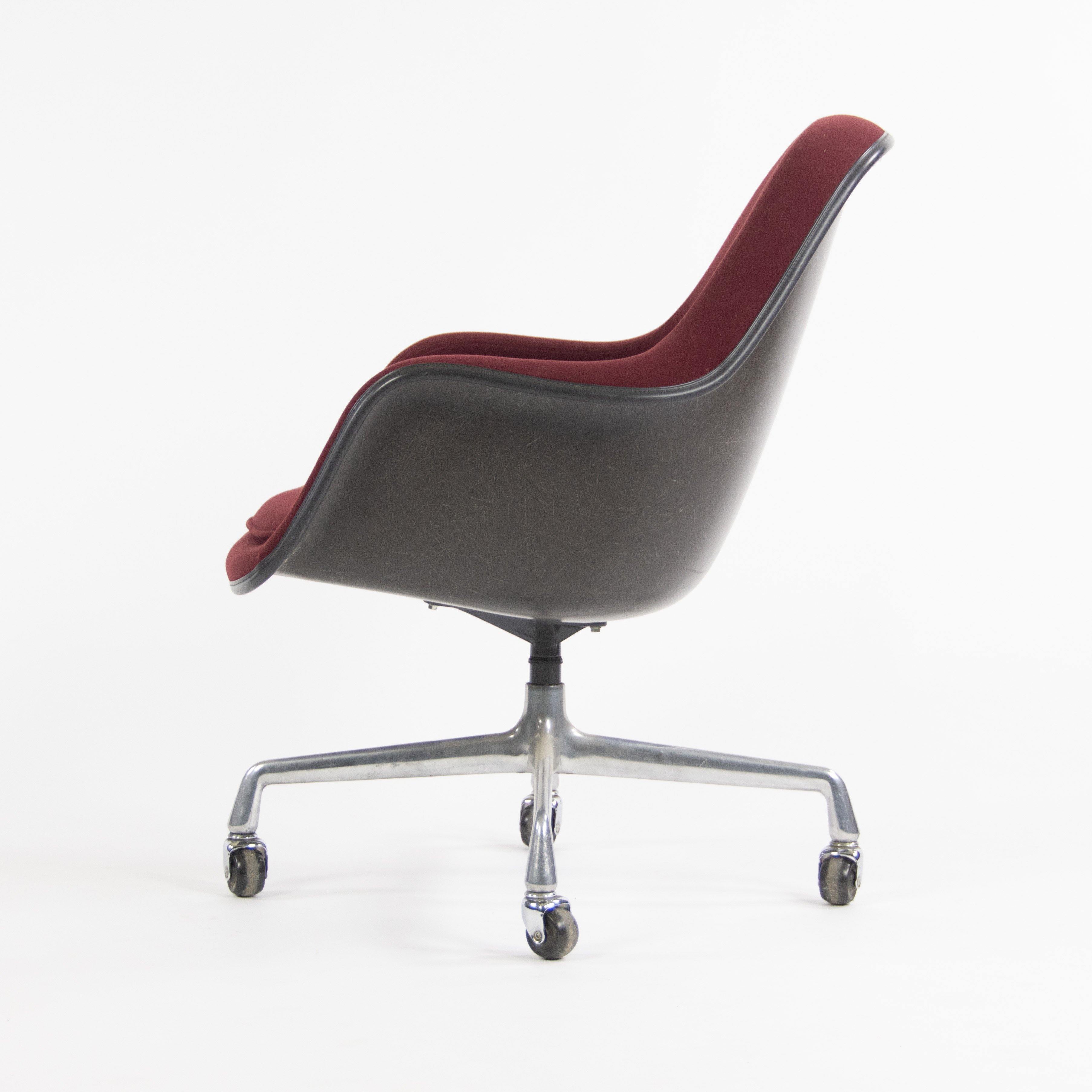 1985 Eames Herman Miller EC175 Upholstered Fiberglass Shell Chair Museum Quality - Rarify Inc.