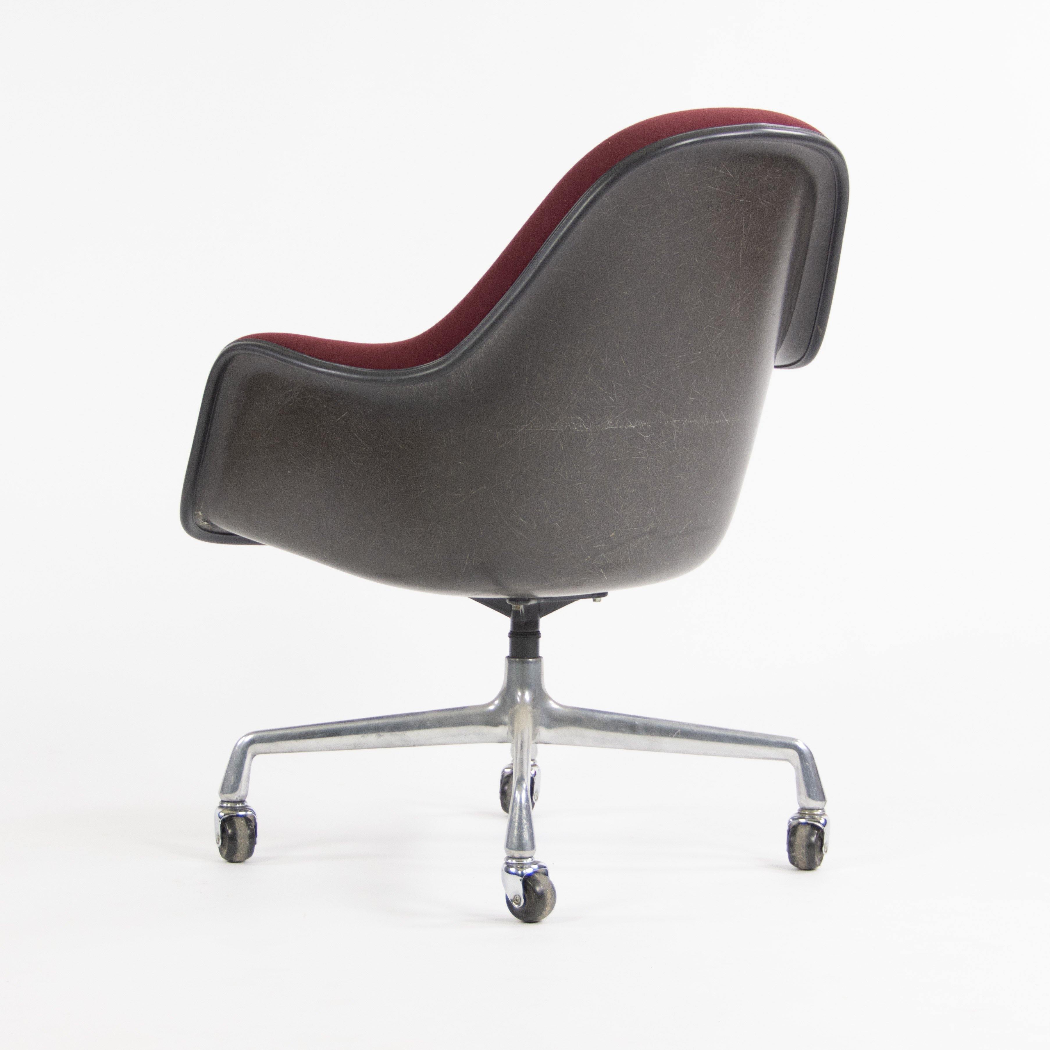 1985 Eames Herman Miller EC175 Upholstered Fiberglass Shell Chair Museum Quality - Rarify Inc.