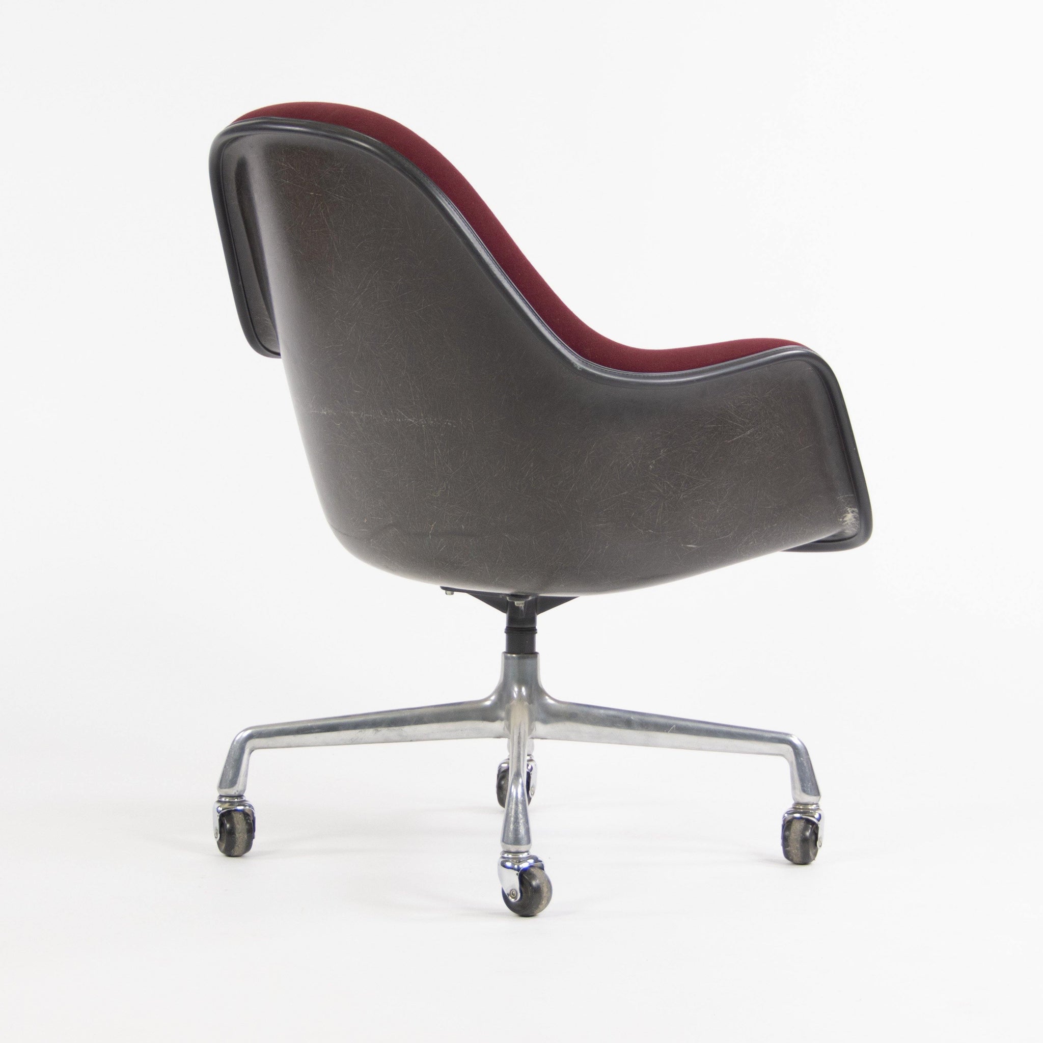 1985 Eames Herman Miller EC175 Upholstered Fiberglass Shell Chair Museum Quality - Rarify Inc.