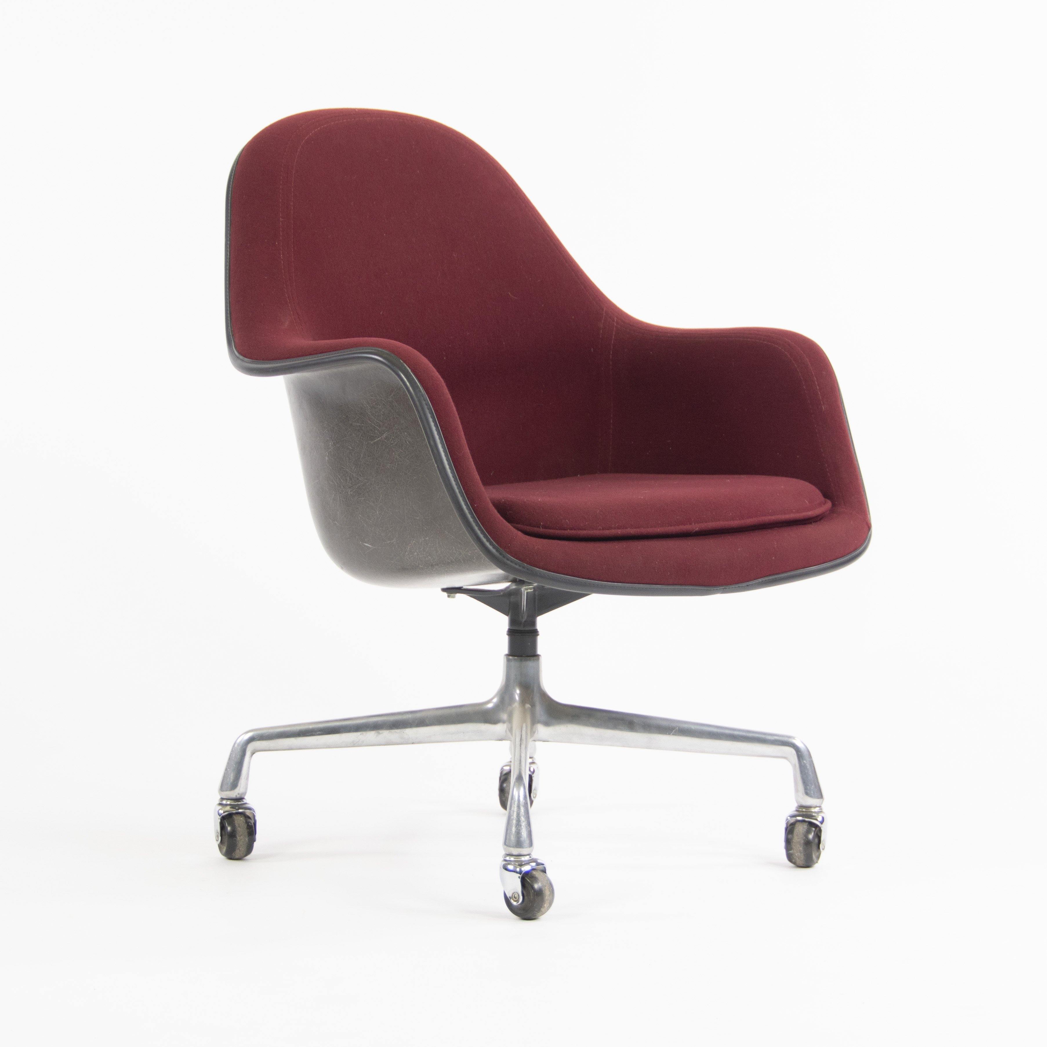 1985 Eames Herman Miller EC175 Upholstered Fiberglass Shell Chair Museum Quality - Rarify Inc.