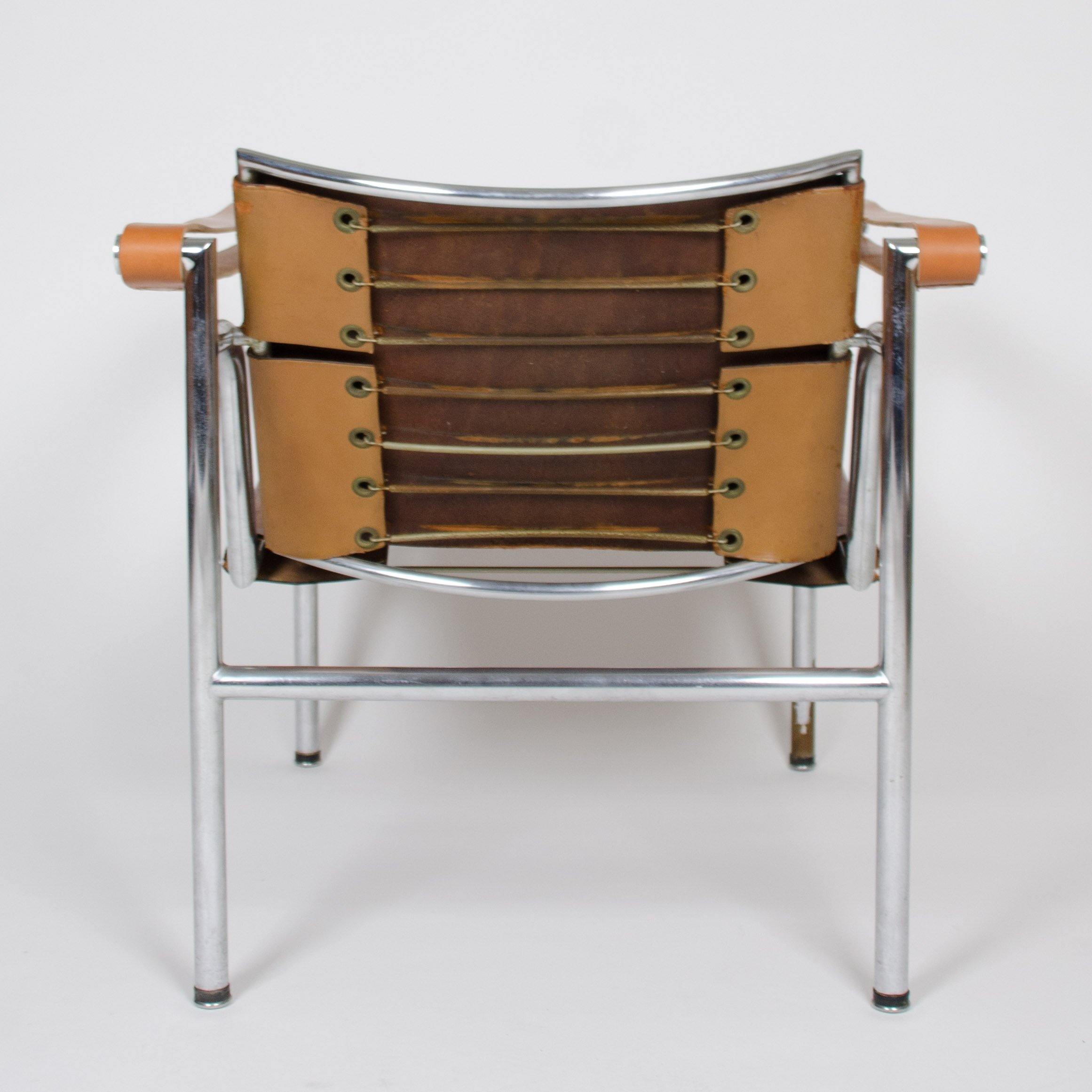 1950's Authentic Le Corbusier Marked STENDIG LC1 Basculant Chairs Thonet Cassina - Rarify Inc.