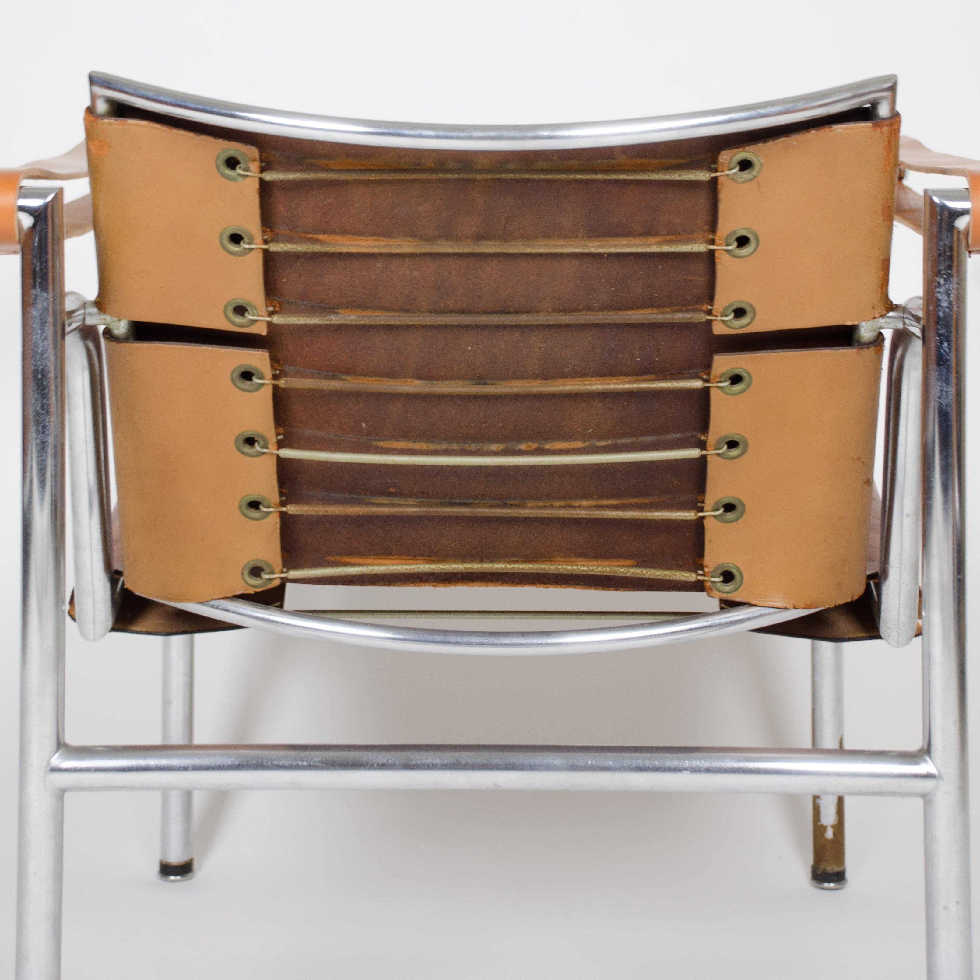 1950's Authentic Le Corbusier Marked STENDIG LC1 Basculant 1950's Authentic Le Corbusier Marked STENDIG LC1 Basculant