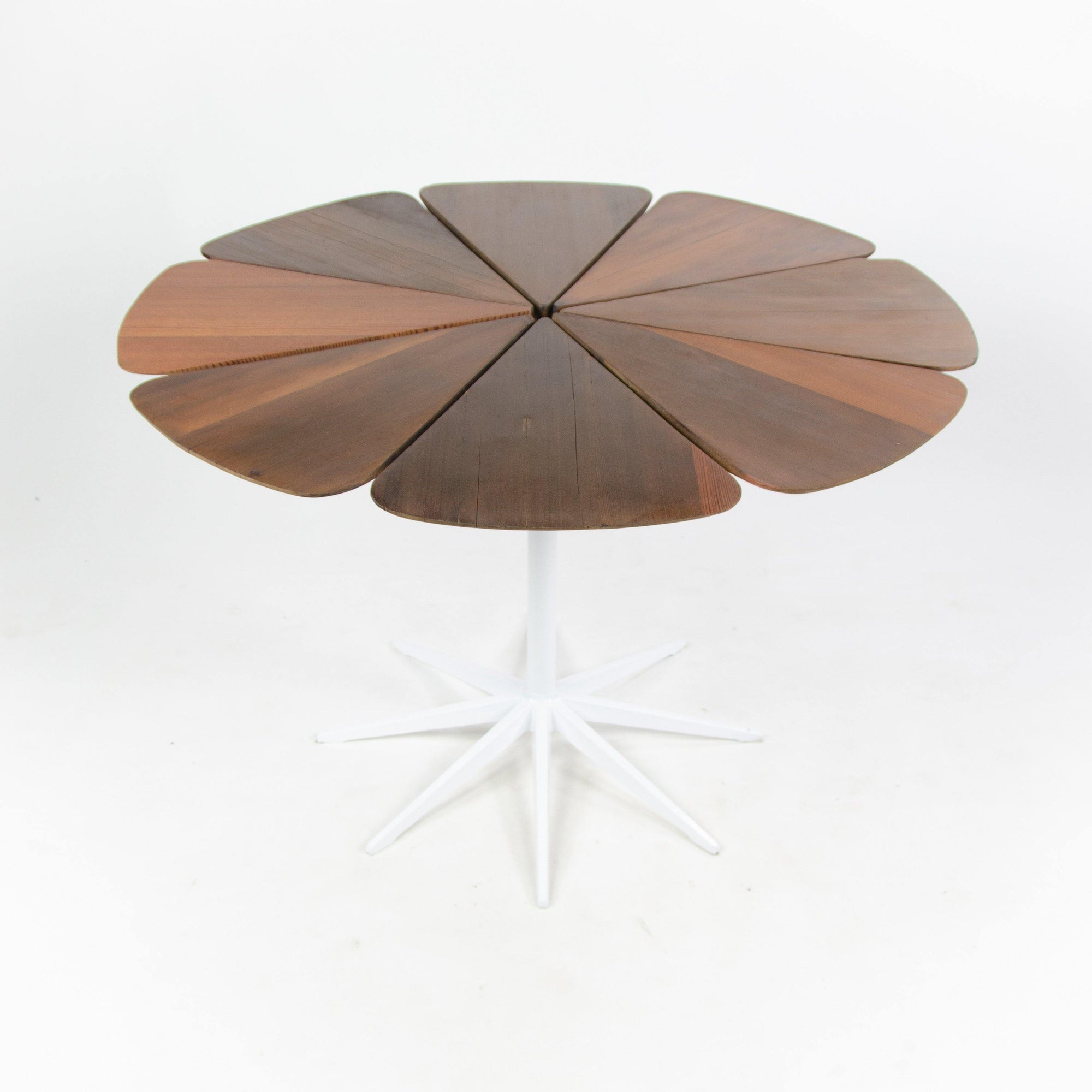 1960s Petal Dining Table by Richard Schultz For Knoll International Vintage Redwood - Rarify Inc.